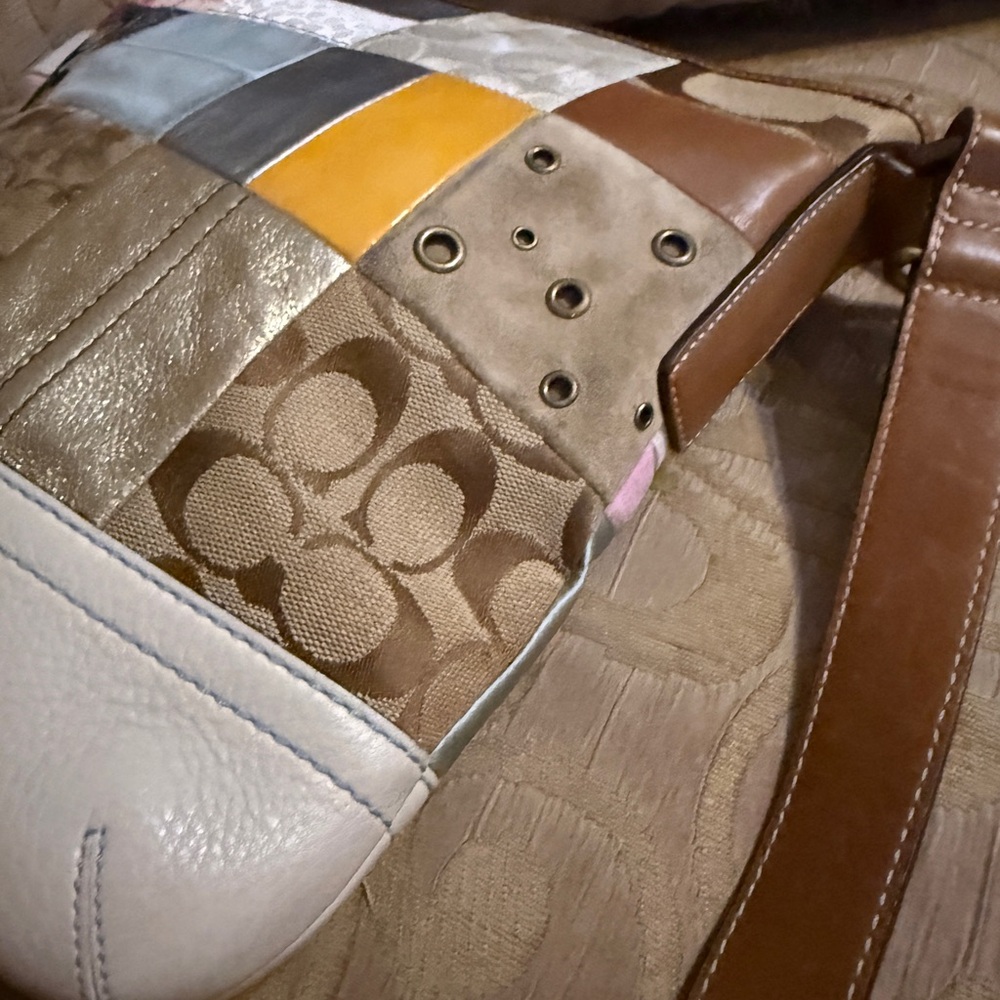 Coach Patchwork Shoulder/Crossbody Bag EUC - image 13
